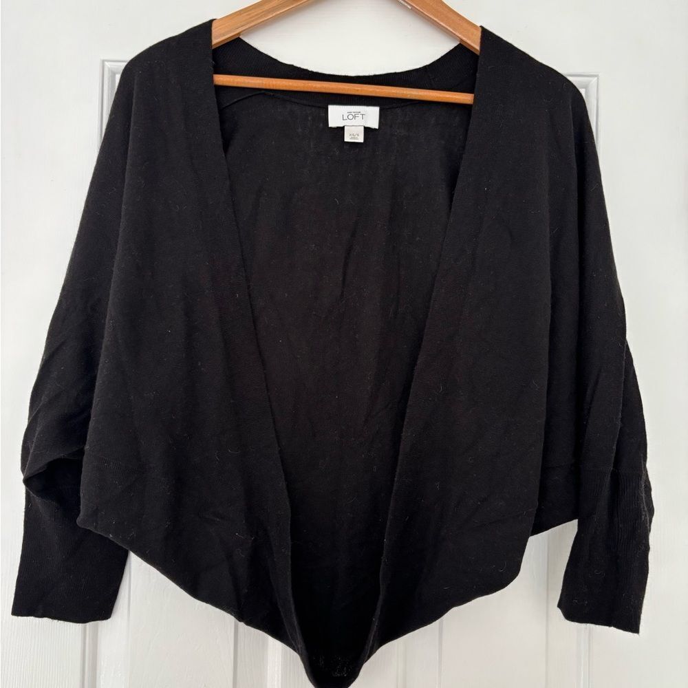 LOFT black cardigan sweater